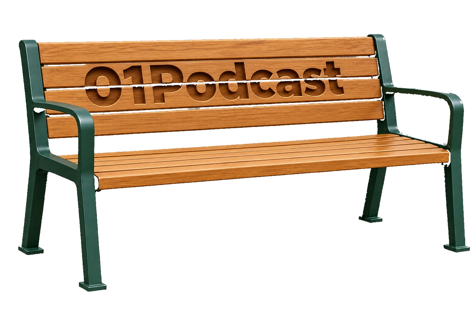 Parkovna klupa s ugraviranim nazivom 01Podcast