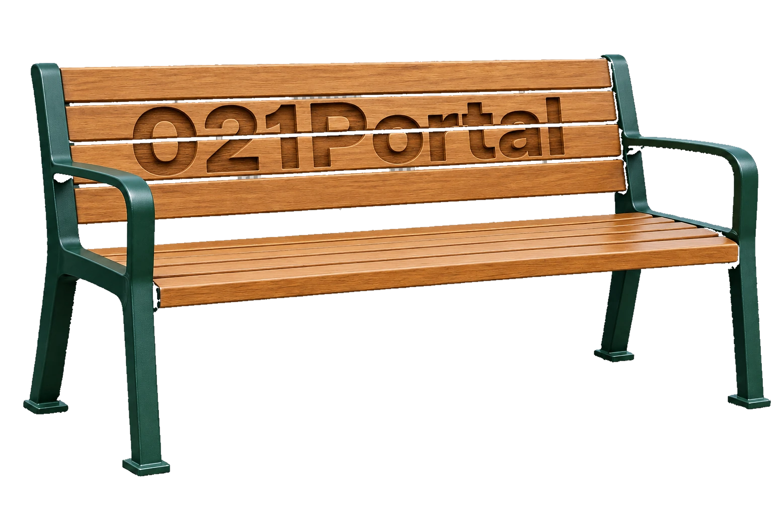 Parkovna klupa s ugraviranim nazivom 021Portal