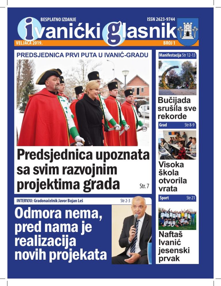 Ivanićki glasnik – broj 1 – naslovnica