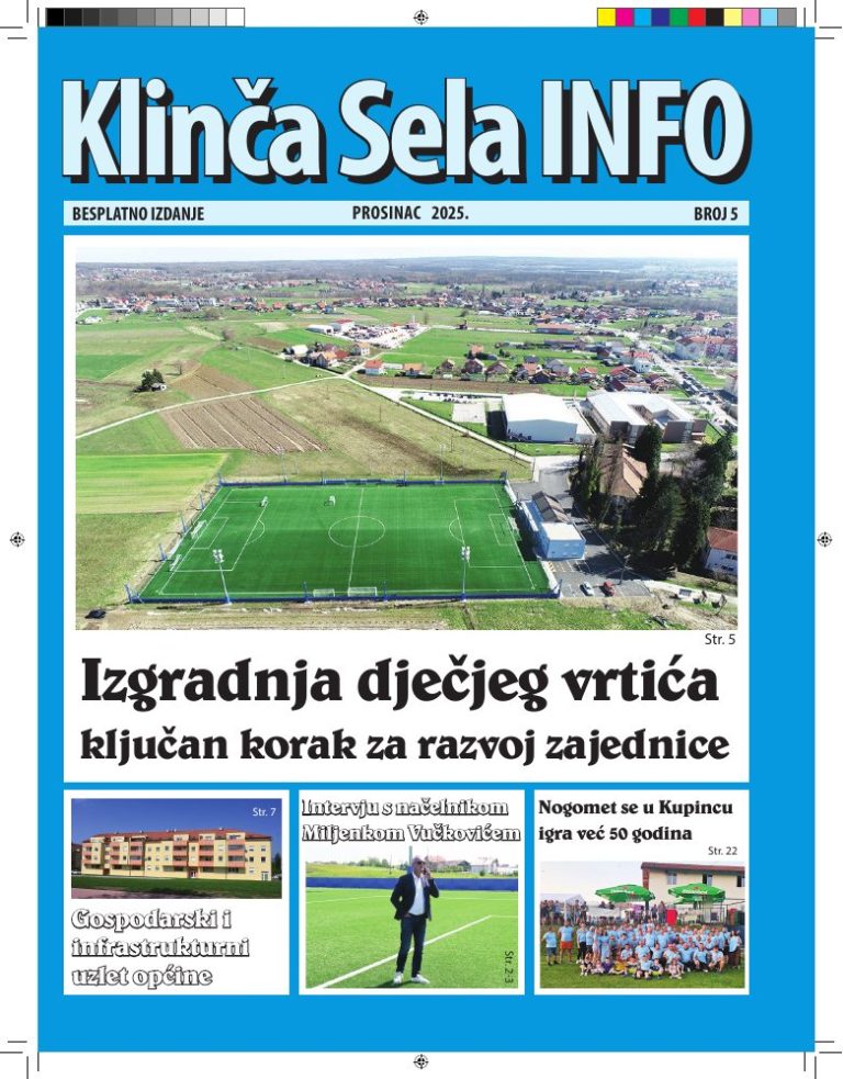 Klinča Sela info – broj 5 – naslovnica