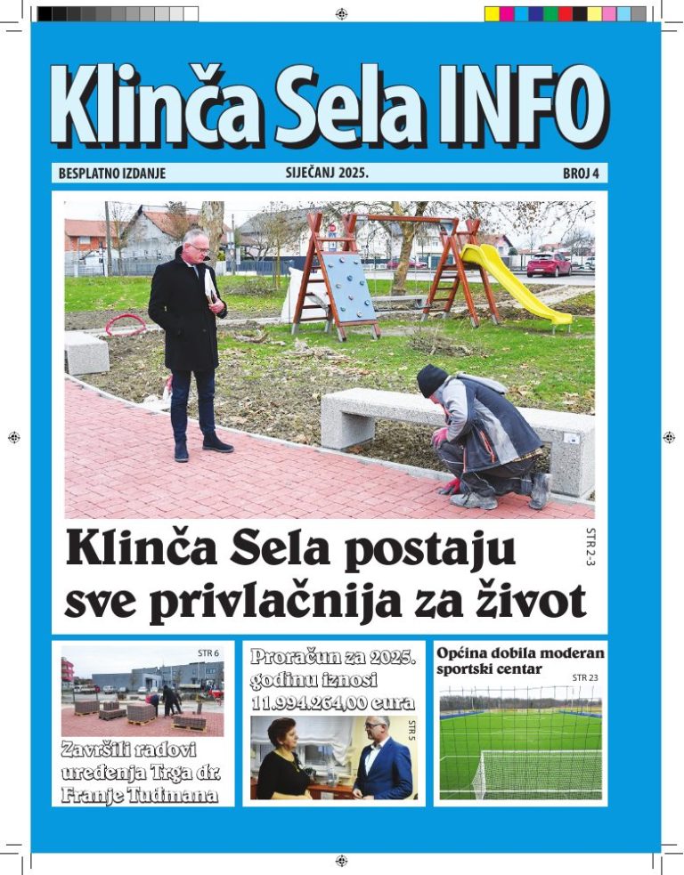 Klinča Sela info – broj 4 – naslovnica