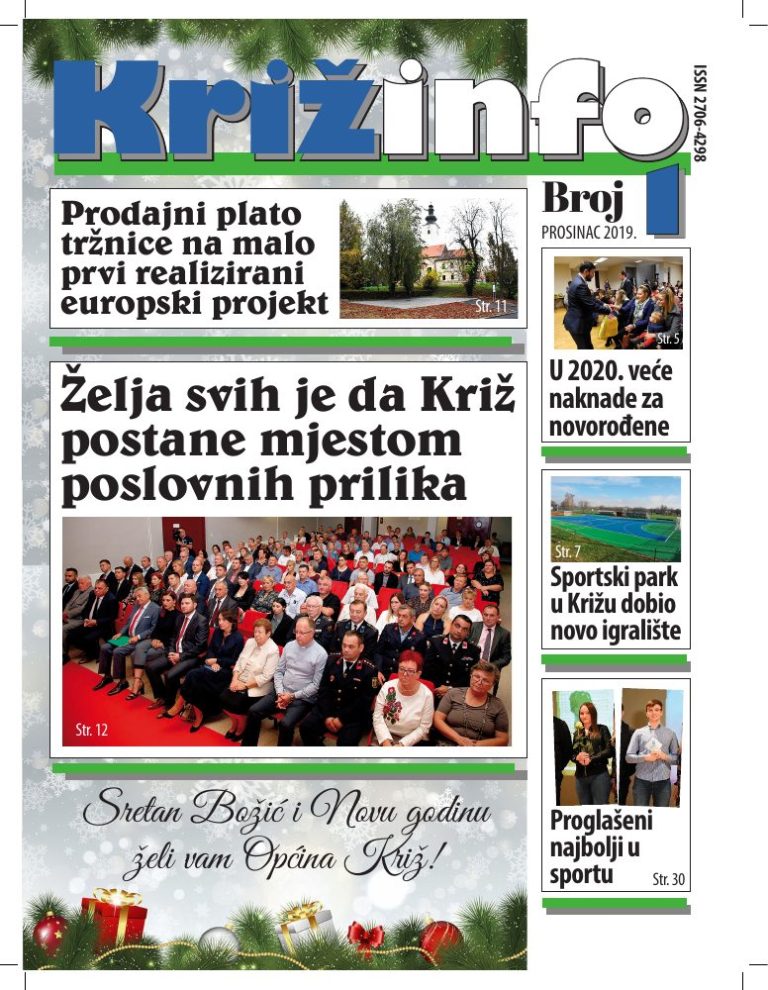 Križ info – broj 1 – naslovnica