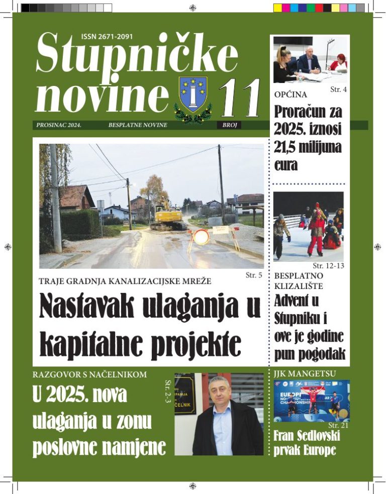 Stupničke novine – broj 11 – naslovnica