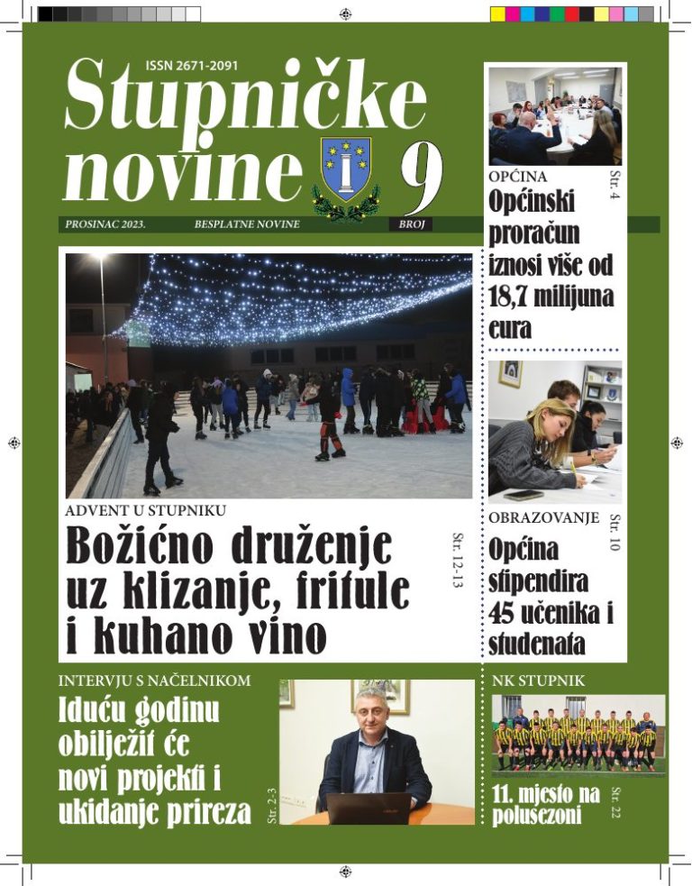 Stupničke novine – broj 9 – naslovnica
