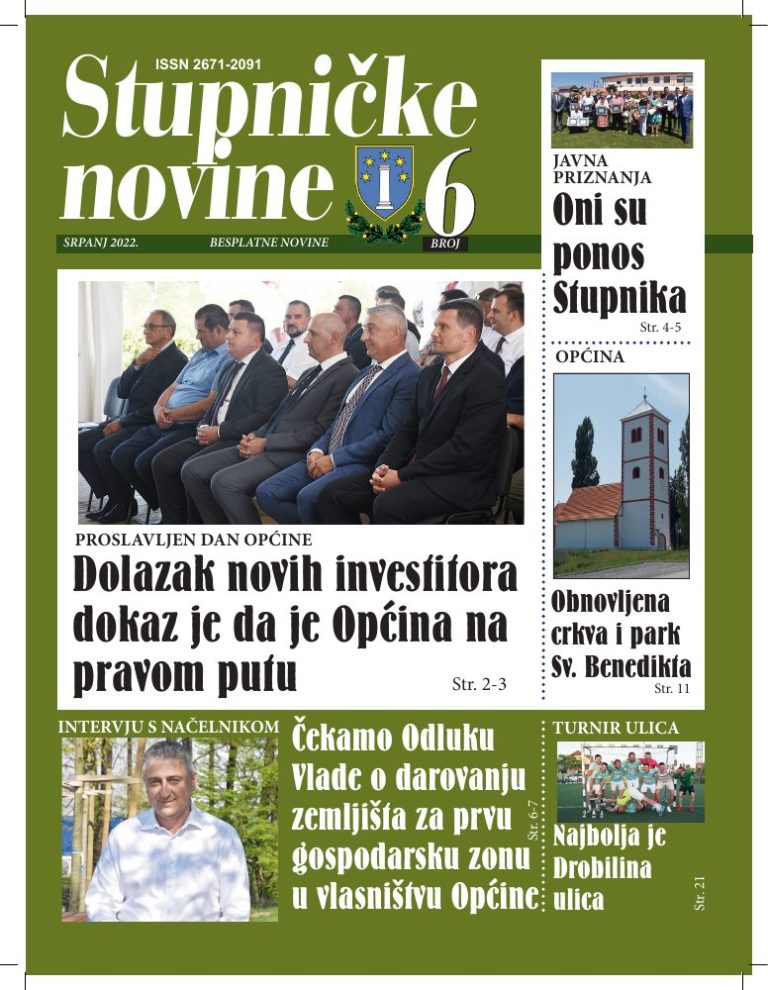 Stupničke novine – broj 6 – naslovnica