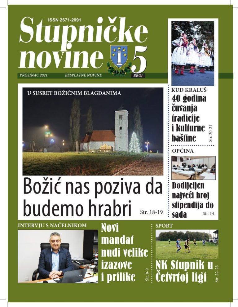 Stupničke novine – broj 5 – naslovnica