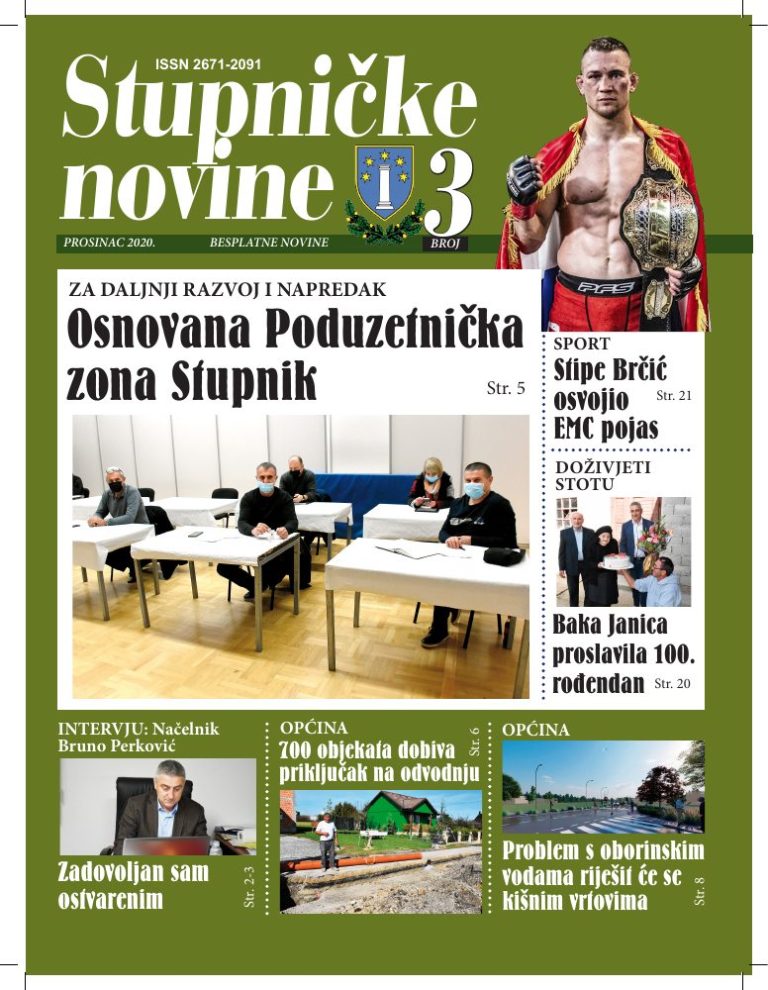 Stupničke novine – broj 3 – naslovnica